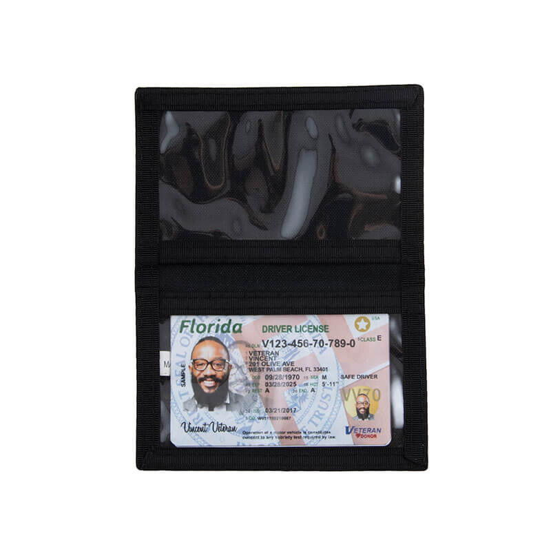 Simple ID Holder - Black – Mercury Tactical Gear