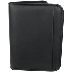 Large Zippered Planner, Black