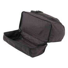 Load image into Gallery viewer, Opened bottom compartment - Hanging Shave Kit- Black