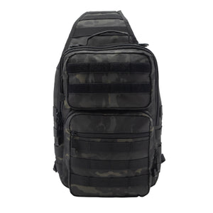 ShadowStrider Sling Backpack, Black Multicam