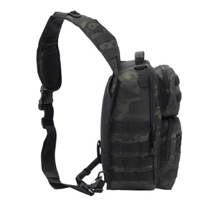 ShadowStrider Sling Backpack, Black Multicam