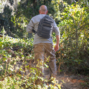 ShadowStrider Sling Backpack, Black Multicam