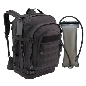 Blaze Bugout Bag with Hydration- Black
