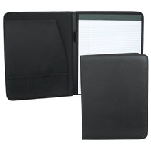 Load image into Gallery viewer, Padfolio - Black Simulated Leather