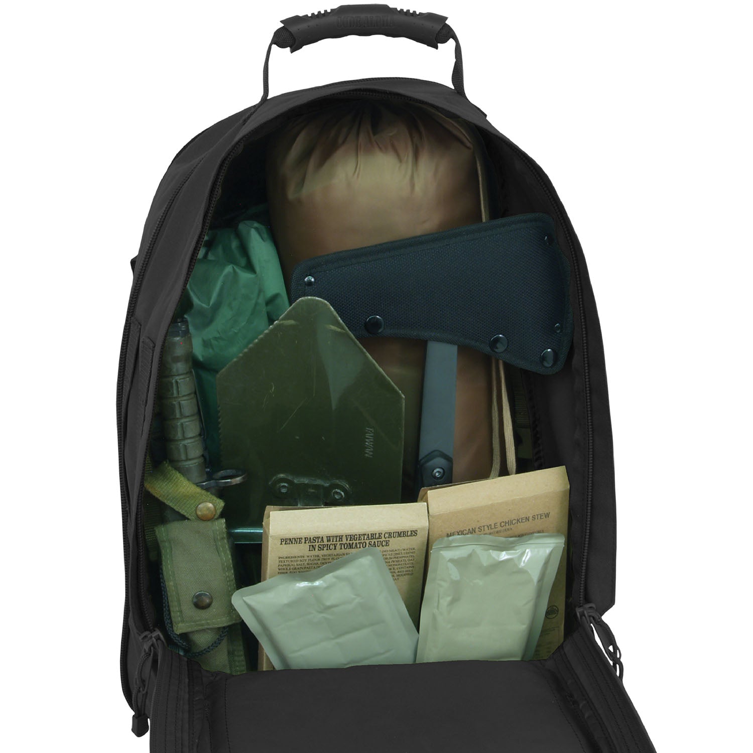 TAA Compliant - 3 Day Stretch Backpack - Black – Mercury Tactical Gear